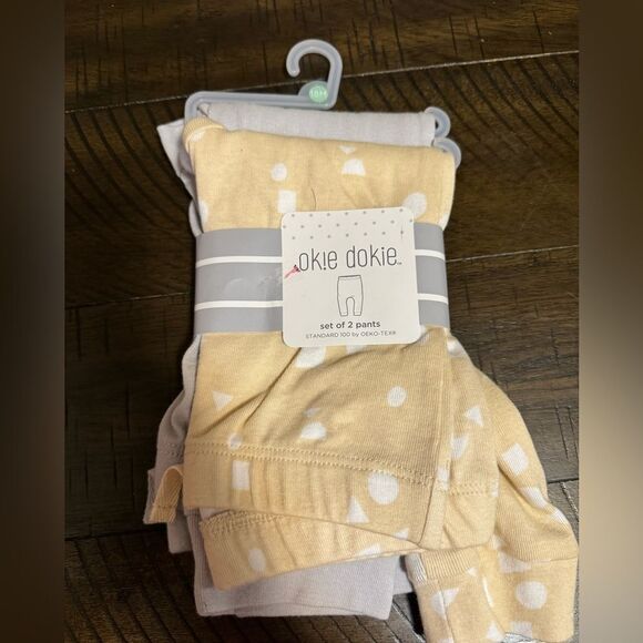 NWT Okie Dokie Unisex 2-Piece Pull-On Pants – Size 18 Months - Picture 1 of 2